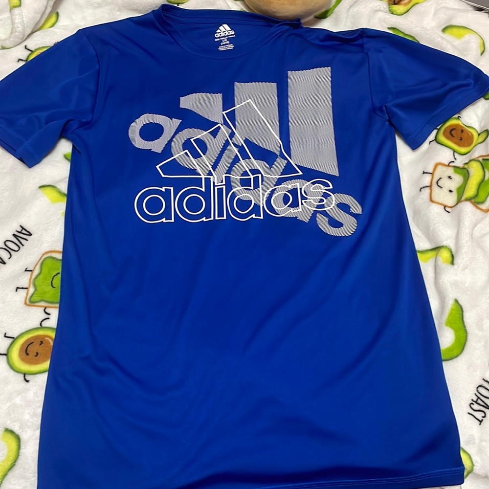 Blue Adidas Shirt!